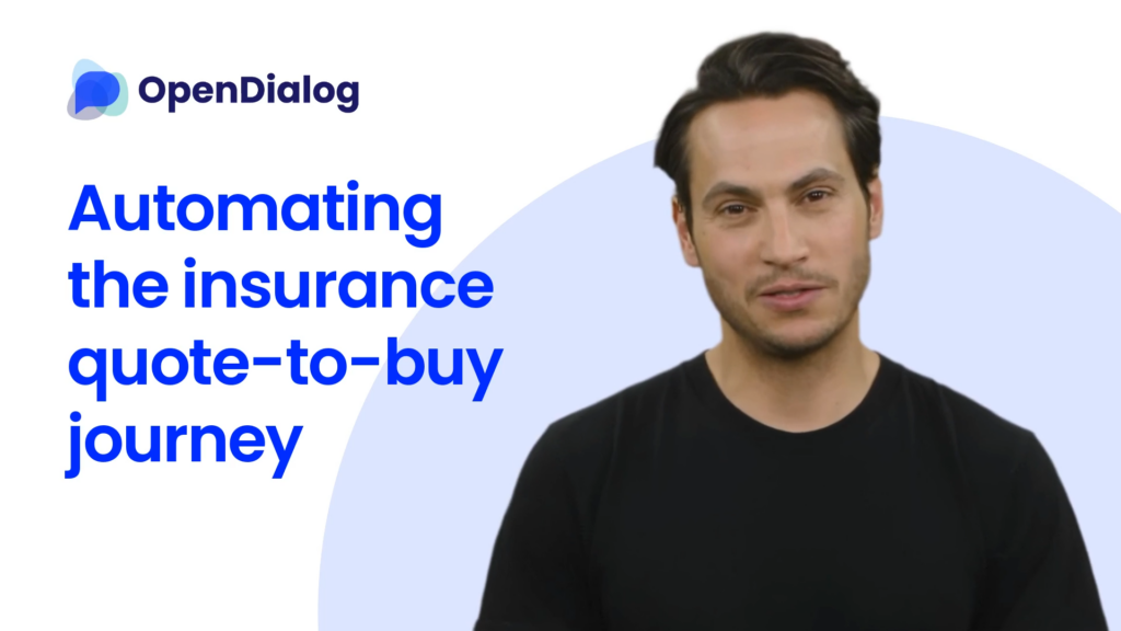 Automating the insurance quote-to-buy journey